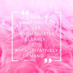 You can't get what you want_Meryl Streep